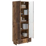 vidaXL Ensemble de Meubles 2 Pièces Bois ancien 66 x 34 5 x 95 cm