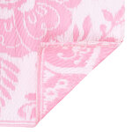 vidaXL Tapis d'extérieur ARAKIL rose 120x180 cm PP