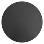 vidaXL Table à thé Noir Ø35 cm MDF