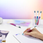 Stylo bille BIC 4 couleurs gradient rose clair