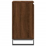 vidaXL Buffets 2 Pièces chêne marron 40x35x70 cm bois d'ingénierie