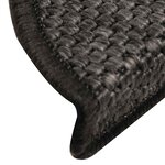 vidaXL Tapis d'escalier autocollants 30 Pièces 56x17x3 cm anthracite