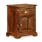 vidaXL Table de chevet Bois massif 40x30x50 cm