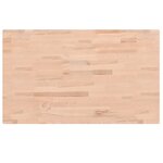 vidaXL Établi 100x60x(73-99 5) cm bois massif de hêtre rectangulaire