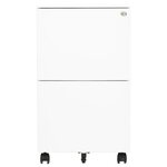 vidaXL Classeur mobile Blanc 39x45x67 cm Acier