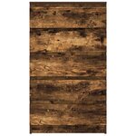 vidaXL Commode Chêne fumé 60x36x103 cm Bois d'ingénierie