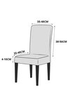 Housses de chaise en velours 56 x 48 x 48 cm - Doré