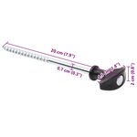 vidaXL Piquets de tente 24 Pièces 20 cm Ø7 mm acier galvanisé
