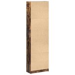 vidaXL Armoire Chêne fumé 55 x 25 x 189 cm Bois d'ingénierie