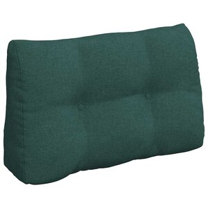 vidaXL Coussin de Dos Vert foncé 80 x 24 x 50 cm tissu
