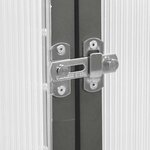 vidaXL Serre avec cadre de base anthracite 169x169x202 cm aluminium