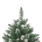 vidaXL Sapin de Noël artificiel avec support 150 cm PVC