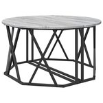 vidaXL Table basse Gris Sonoma 80 x 80 x 42 cm