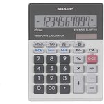 Calculatrice de bureau modèle EL-M711GGY - 10 Chiffres SHARP