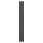 vidaXL Pieds de table basse Anthracite 2 pièces 60 x (30-31) cm Acier