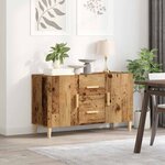 vidaXL Buffet vieux bois 100x36x60 cm bois d'ingénierie