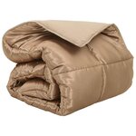 vidaXL Duvet d'hiver 200 x 240 cm 450 g/m² Doré
