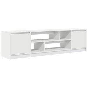 vidaXL Meuble TV blanc 188 5x41x50 cm bois d'ingénierie