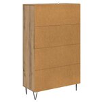 vidaXL Haut Armoire avec tiroir Chêne artisanal 69 5 x 31 x 115 cm