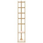 vidaXL Porte-manteau avec crochets et étagères 38 5x30x156 cm bambou