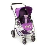 Bayer Chic 2000 637-28 - Poussette pour poupées  3 en 1 EMOTION - Purple Checker