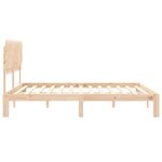 vidaXL Cadre de lit sans matelas bois massif de pin