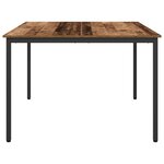 vidaXL Table de salle à manger / Table de repas MÉTAL