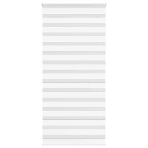 vidaXL Store zèbre blanc 110x230 cm largeur du tissu 105 9cm polyester