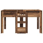 vidaXL Lit Superposé pour Enfants Bois ancien 90 x 190 cm