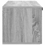 vidaXL Meuble TV mural Sonoma gris 98 x 31 x 30 cm Bois d'ingénierie