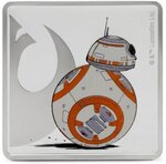 Pièce de monnaie en Argent g 31.1 (1 oz) Millésime Star Wars Allies REY AND BB-8