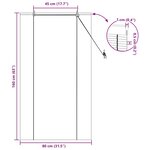 vidaXL Stores et Occultants Marron Clair 80 x 160 cm Bambou