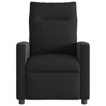 vidaXL Fauteuil de massage inclinable Noir Tissu