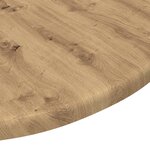 vidaXL Plateau de table chêne artisanal 50 x 50 x 1 5 cm