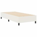 vidaXL Cadre de lit plateforme Crème 100 x 200 cm