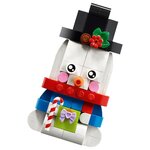 LEGO 40812 — Bonshommes de neige décoratifs  168 pièces  6 ans