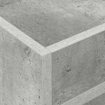 vidaXL Table d'appoint 2 Pièces Gris béton 30 x 30 x 56 cm