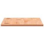 vidaXL Dessus de bureau 110x55x1 5 cm bois massif de hêtre