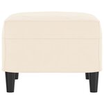 Banc banquette crème 70 x 35 x 41 cm velours 02_0010561