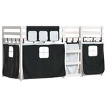 vidaXL Lit superposé sans matelas 90x200 cm bois de pin massif