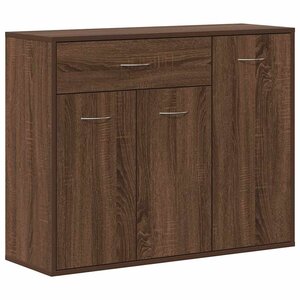 vidaXL Buffet Chêne marron 88x30x70 cm Bois d'ingénierie