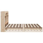 vidaXL Lit bibliothèque sans matelas 180x200 cm bois massif de pin
