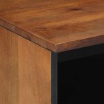 vidaXL Meuble TV Marron 80 x 33.5 x 46 cm Bois de manguier massif
