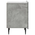 vidaXL Cabinet de chevet 2 Pièces Gris béton 43 x 34 5 x 52 cm
