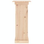 vidaXL Support à fleurs 40x40x90 cm Bois de pin solide