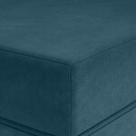 vidaXL Canapé-lit pliable 160 x 67 x 45 cm Bleu