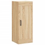 vidaXL Buffet haut Chêne sonoma 34 5x34x180 cm Bois d'ingénierie