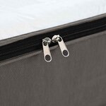 vidaXL Boîte de rangement avec fenêtre transparente 2 pc Tissu intissé