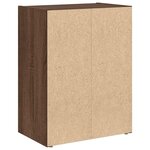 vidaXL Bibliothèque chêne marron 40x24x52 cm bois d'ingénierie