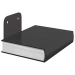 vidaXL Étagère Flottante Invisible 24 pc Noir 6 x 11 x 6 5 cm